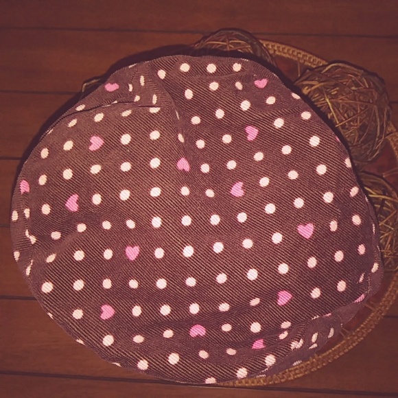 Toddler Girls Corduroy Tam Hat - Picture 2 of 4